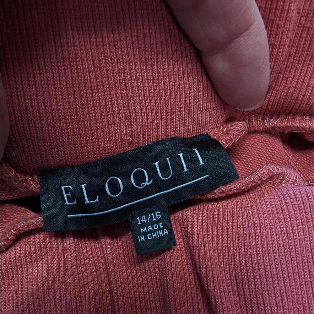 Eloquii Pull On Jersey Knit Shorts Size 14/16 1X Dusty Rose Pink 4.5" Short - Picture 6 of 9